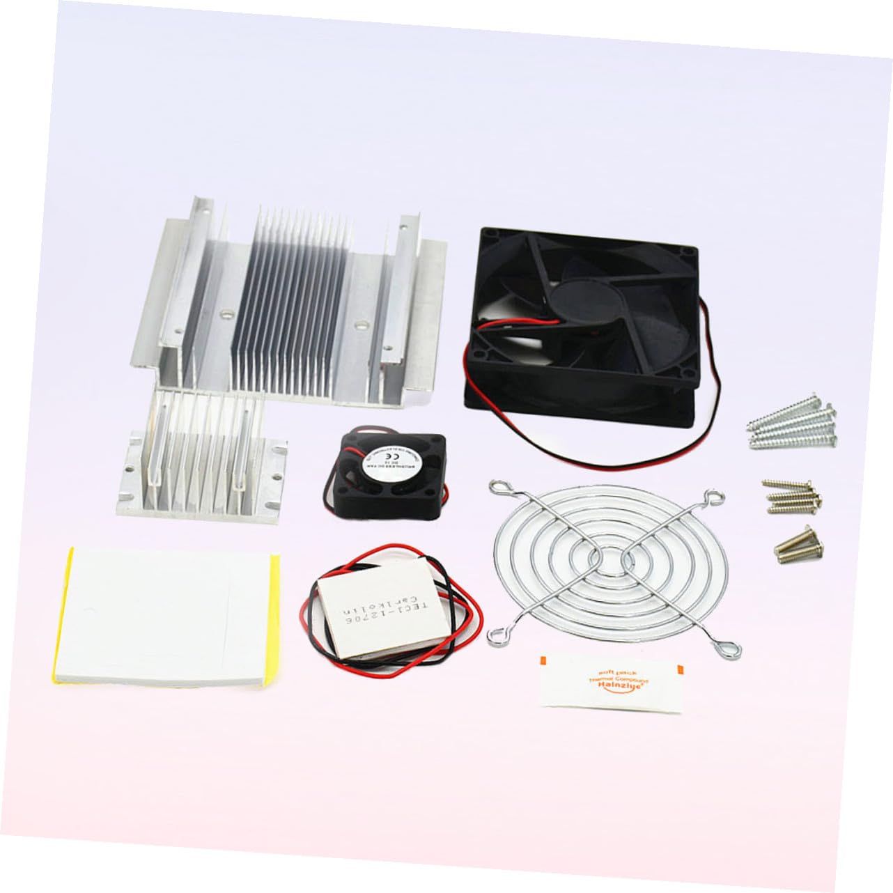 Mikikit 60w Thermoelectric Cooling Module Dual Fans Submersible Pump Compact Water Cooling System for Efficient Heat Dissipation and Performance