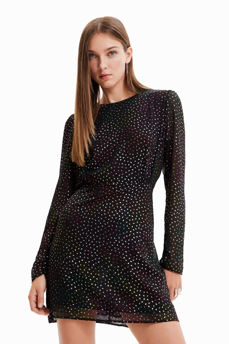 Desigual Women's Casual Dress, Black, X-Small