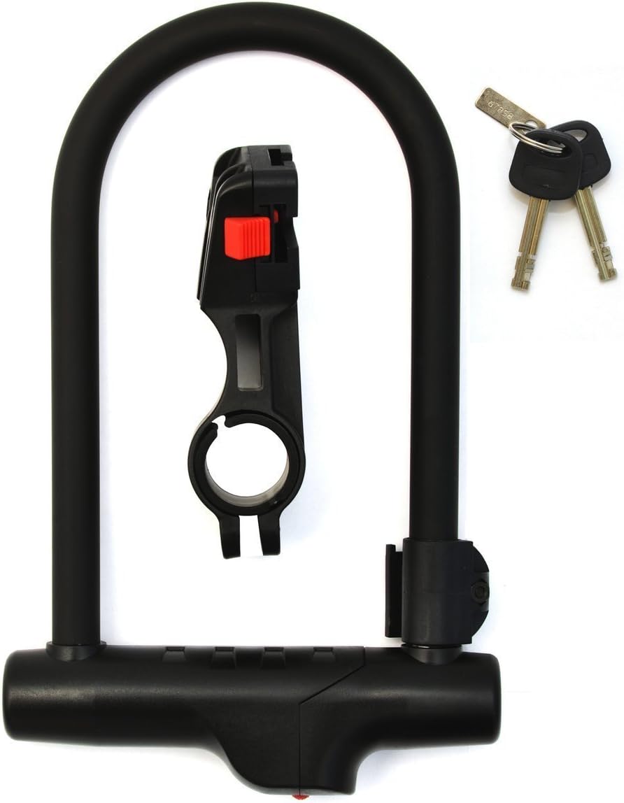 Cocoweb Armbar Bike U-Lock with LotusLock Bicycle Flex Cable Bike Lock Combo - SLABBK-SLLLBK60