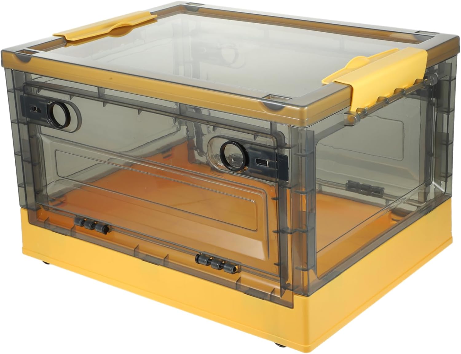 Plastic Box Lid Large Storage Containers with Lids Big Storage Bins for Shelves Office Home