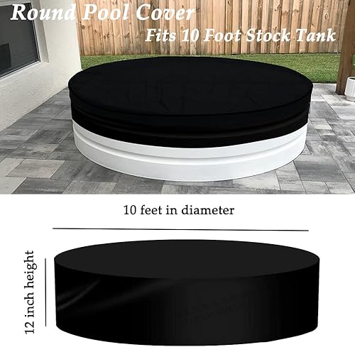 Miniatura 2 de Cubierta redonda de acero para piscina de tanque de 4 pies