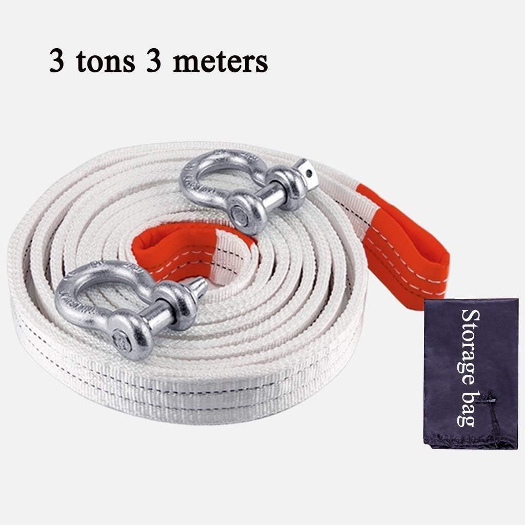 Sgmymx車牽引ロープ 牽引ロープ牽引ベルトロープ3トン 3メートル 曳航 Fkip Unram