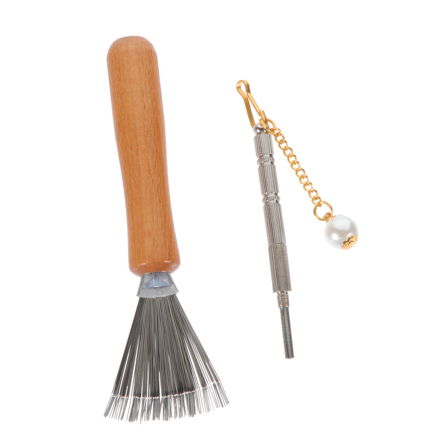 Yardwe Practical Flower Cleaner Plants for Flower Arrangers Straighter Rake Rectifier Kit