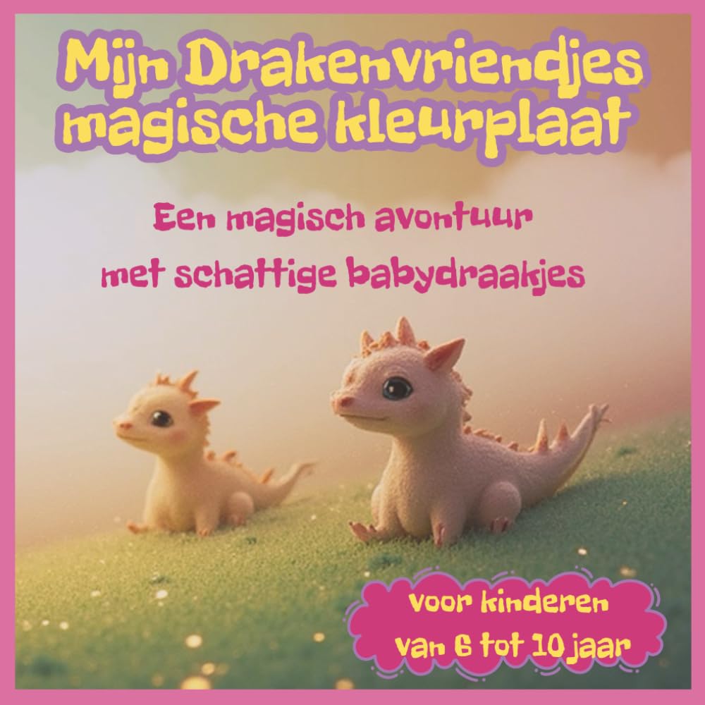 Mijn Drakenvriendjes magische kleurplaat: Een magisch avontuur met schattige babydraakjes