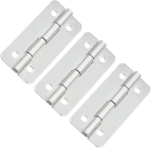316 Stainless Steel Cooler Hinges Replacement kit, Outdoor Cooler Replacement Hinge, with 12 Screws 3pas
