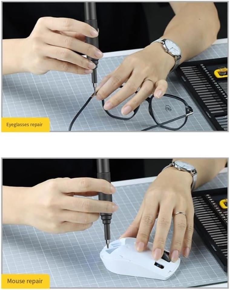 Screwdriver Set Hex Driver Bit Set Cordless with Display Screen Multi-Function Mobile Phone Repair