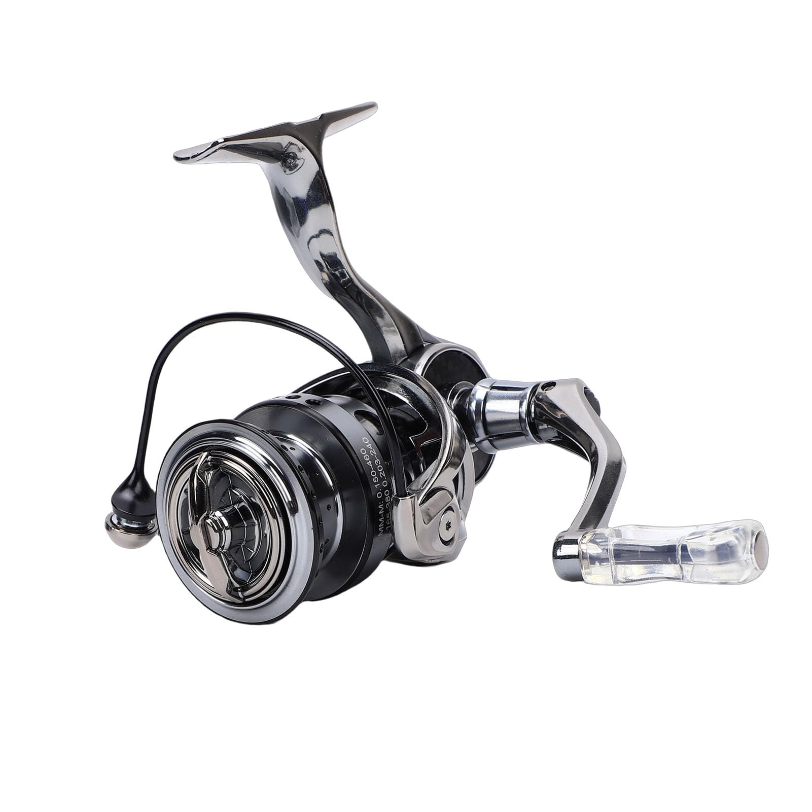 Yosoo Health Gear Kołowrotek Lekki Kołowrotek Spinningowy z Włókna Węglowego 4KG Hamulec 5.2 1 Przełożenie Szpula ze Stopu Aluminium dla Wędkarzy Słodkowodnych Słodkowodnych