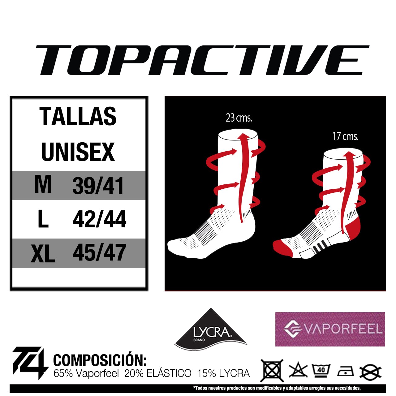 Calcetines Altos Transpirables para Ciclismo, Running y Trail Running, Trekking (Pack de 3)