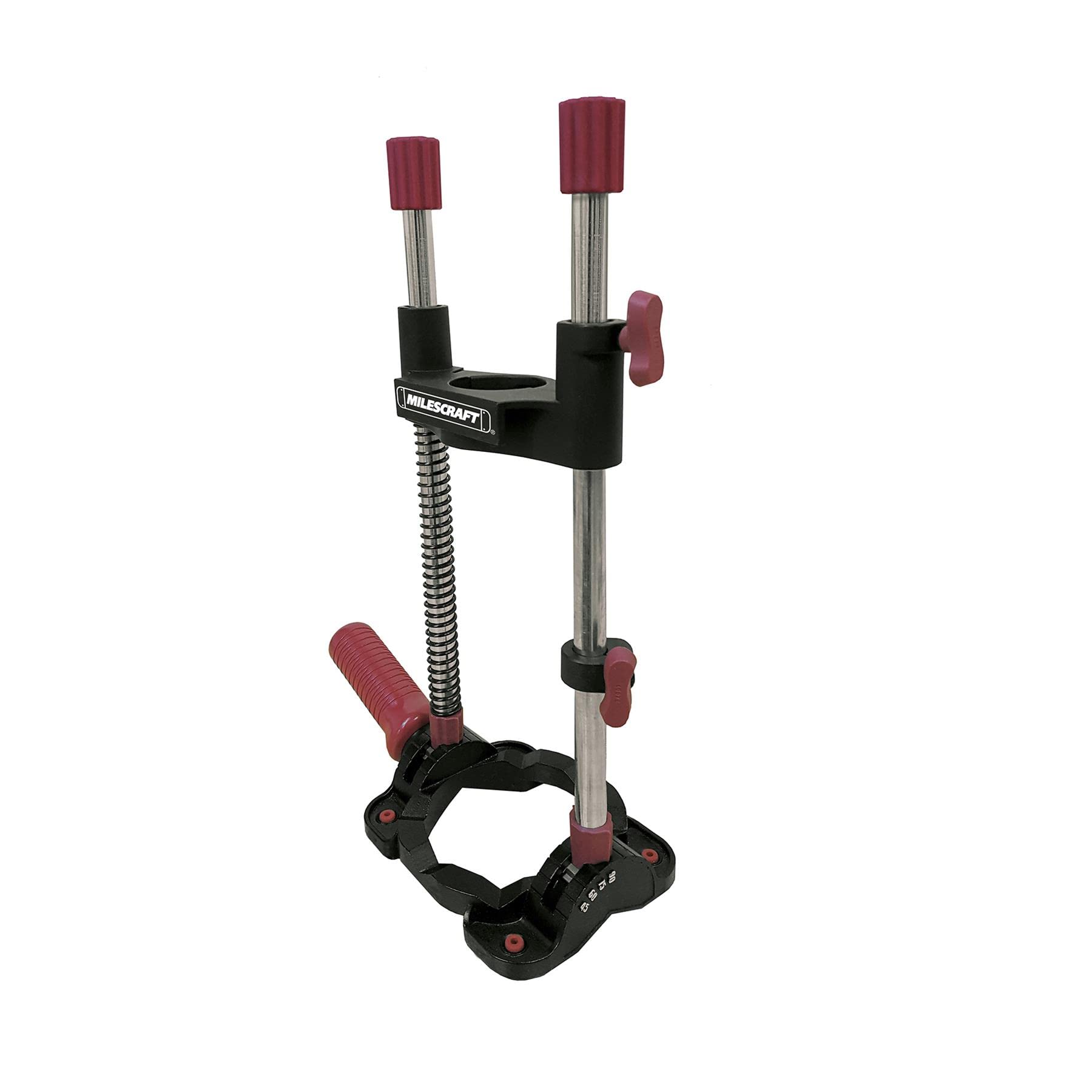 1368 DrillMate Portable Drill Guide - NO CHUCK. Must have 43mm Diameter Collar International Style Drills. Multi-Angle Drilling with Control Spring. NOT FOR MOST DRILLS|Black