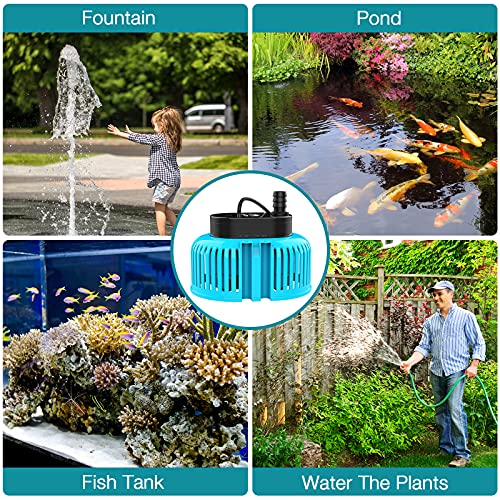 AISITIN-Submersible-Water-Pump-80W-Water-Pump-3865LH-850GPH-3-Adapters-and-Drain-Hose-Suitable-for-Household-Swimming-Pools-Pond-Drainage-Fish-Tank-Aeration-Gardening-Irrigation