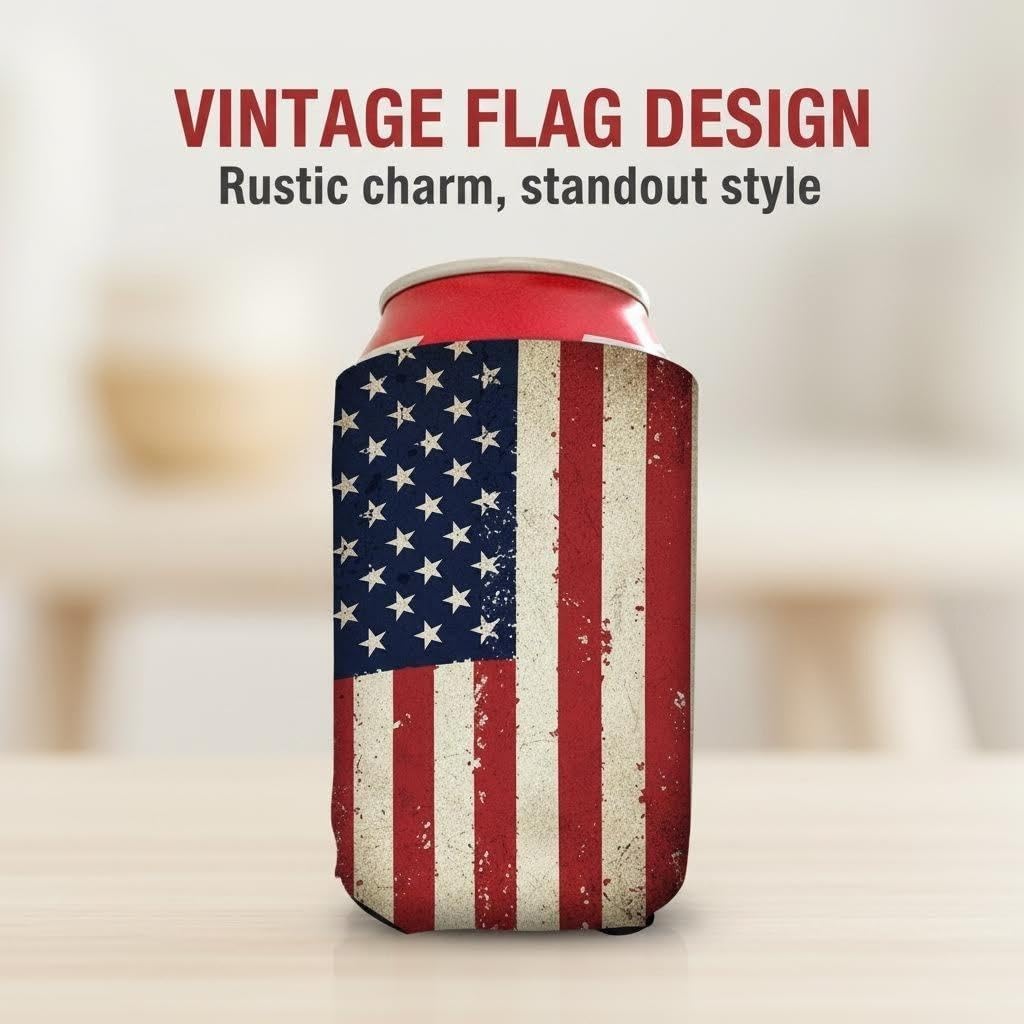 Soccer Championship Can Cooler 2026 Insulator Beverage Huggie Cooler Coozies for Soccer Fans International Country Flags Accessories Sports Events