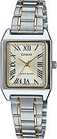 Casio LTP-V007SG-9BUDF Women's Silver Gold Stainless Steel Casual Watch - Precise Quartz, 30M WR