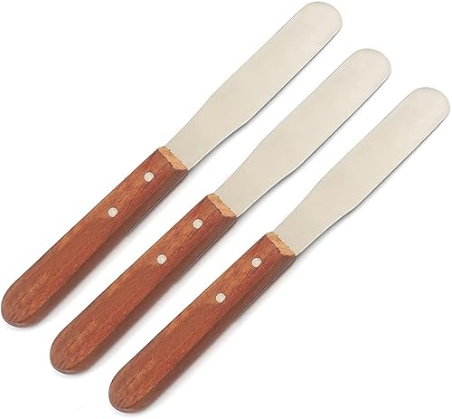 Miniatura 1 de Juego de 3 mini espátulas esparcidoras de acero inoxidable de OdontoMed2011 #10R