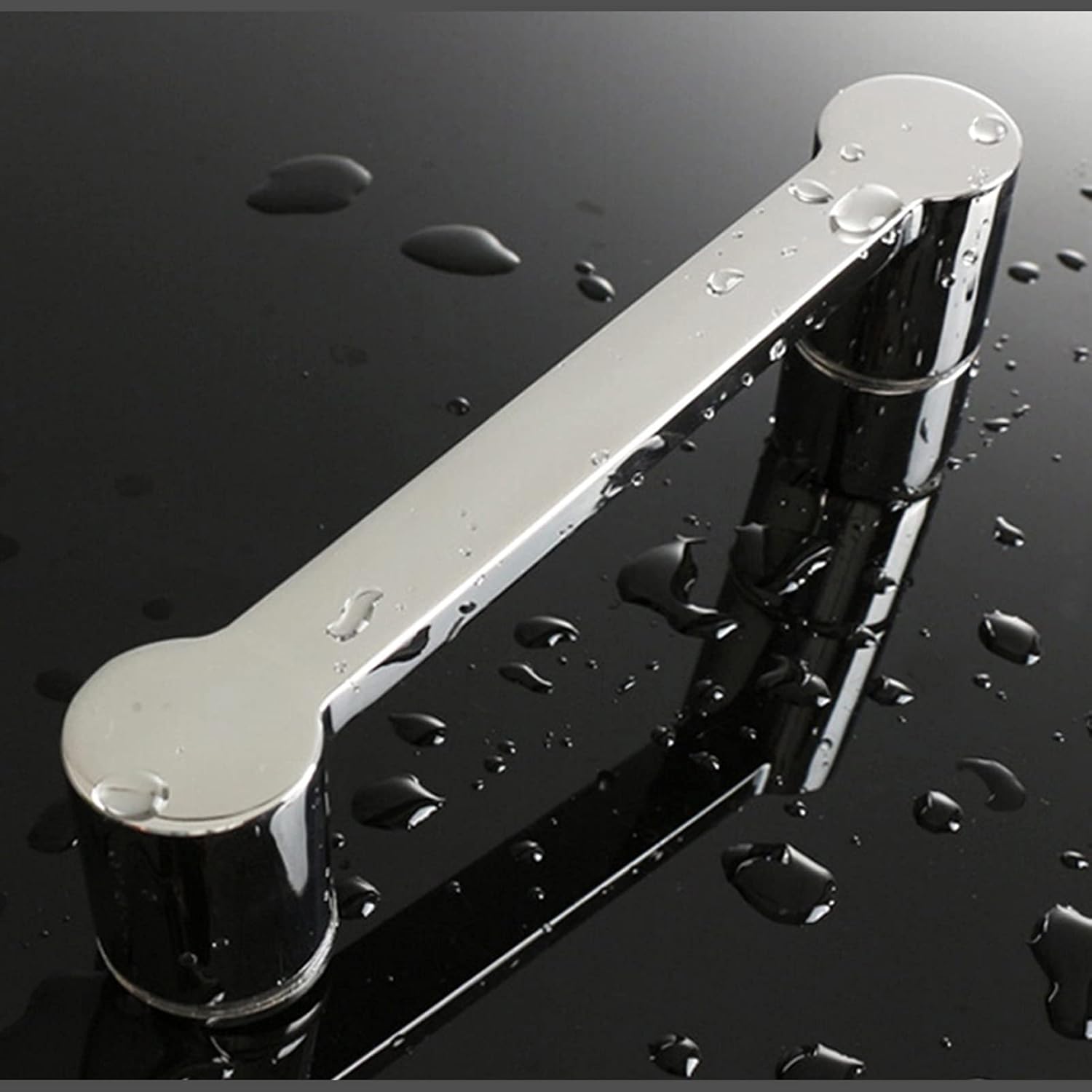 Polished Chrome Stainless Steel Shower Door Knob | Durable Pull Push Barn Glass Handles | Modern Bathroom Accessories & Towel Bar Enclosure Button