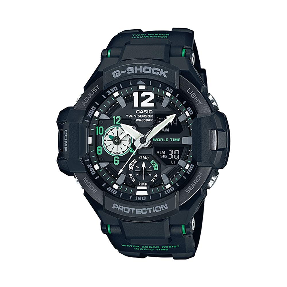 G-SHOCK Gショック　GA-1100 グラビティマスター Casio Relógio G-Shock GravityMaster GA-1100-1A3DR Masculino