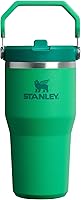 Vista 94 de Stanley IceFlow - Vaso con pajilla abatible con asa, de 20 onzas, tapa giratoria y popote abatible, botella de agua resistente a fugas, acero