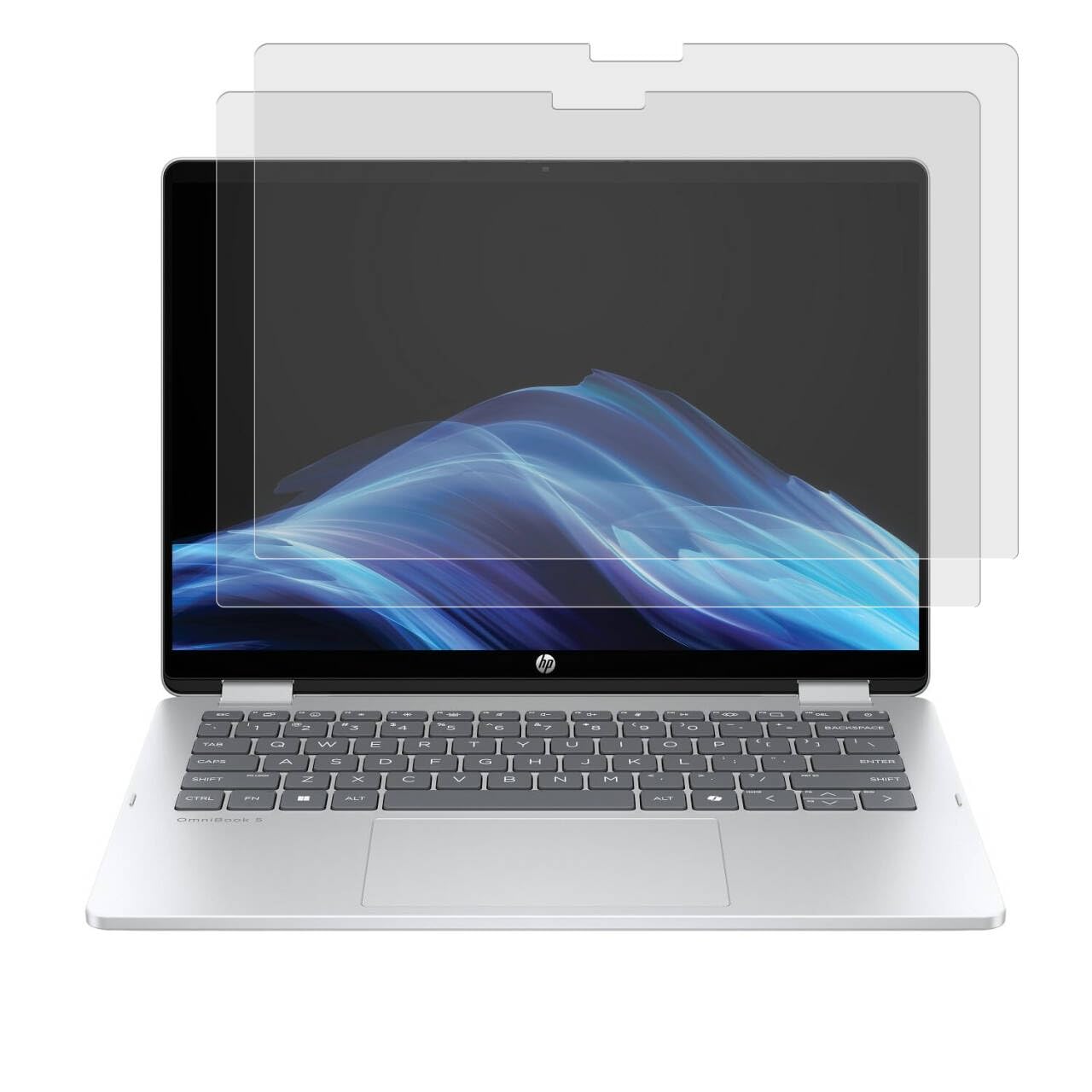 MUBUY-GOL Paquete de 2 protectores de pantalla de 14 pulgadas para HP OmniBook 5 Flip 2 en 1 de 14 pulgadas (14-fp0000) antirreflejos y antihuellas dactilares (mate)