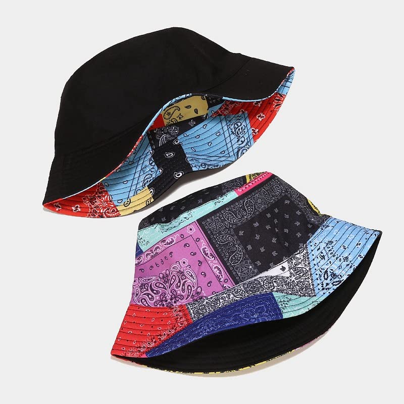 Image of Quanhaigou Bucket Hats Unisex Summer Travel Beach Fisherman Cap for Men Women Teens