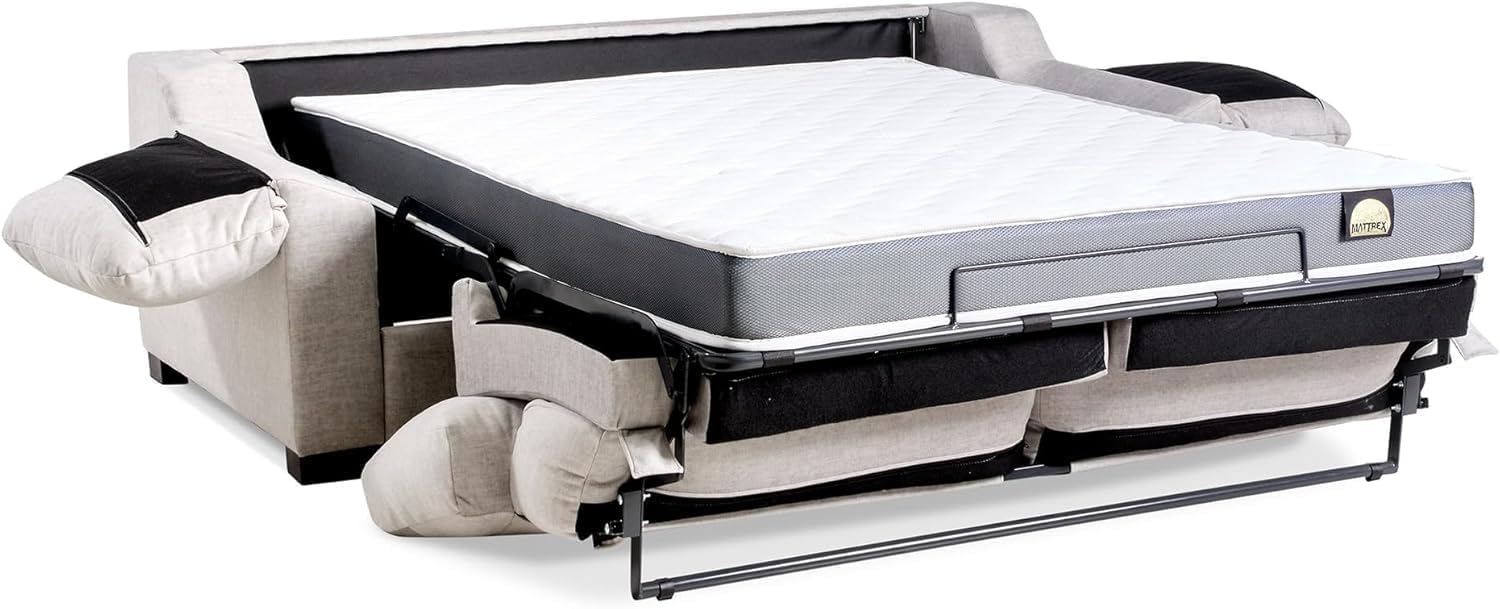 MATTREX | Colchón Sofá Cama 135x180 Sistema Italiano Espuma Alta Densidad y firmeza Media Alta - Colchón Sofa Cama con 12 cm Grosor, Made in Spain Certificado (Sofá NO Incluido)