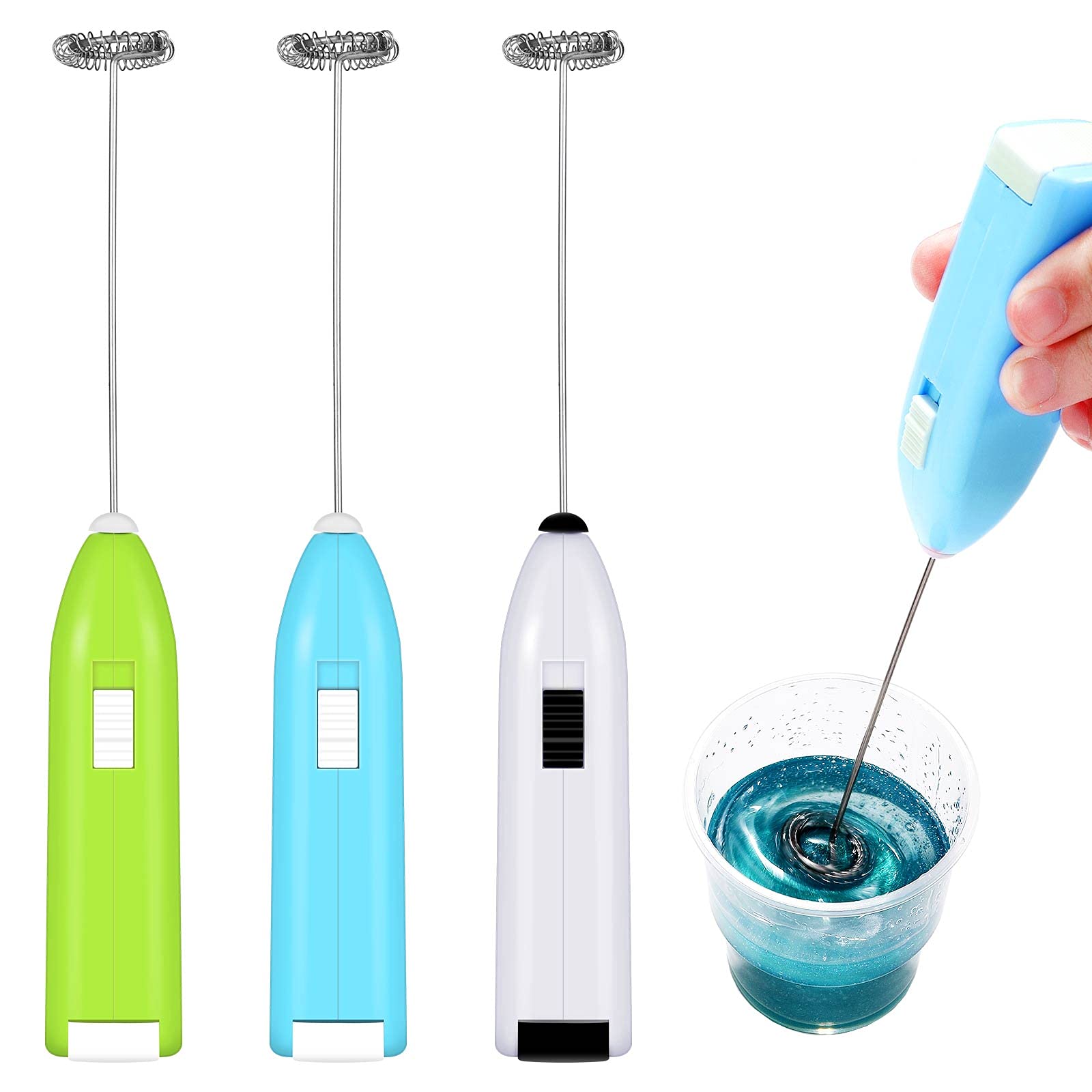 Buy 3 Pieces Epoxy Resin Stirrer Handheld Battery Operated Epoxy Mixing