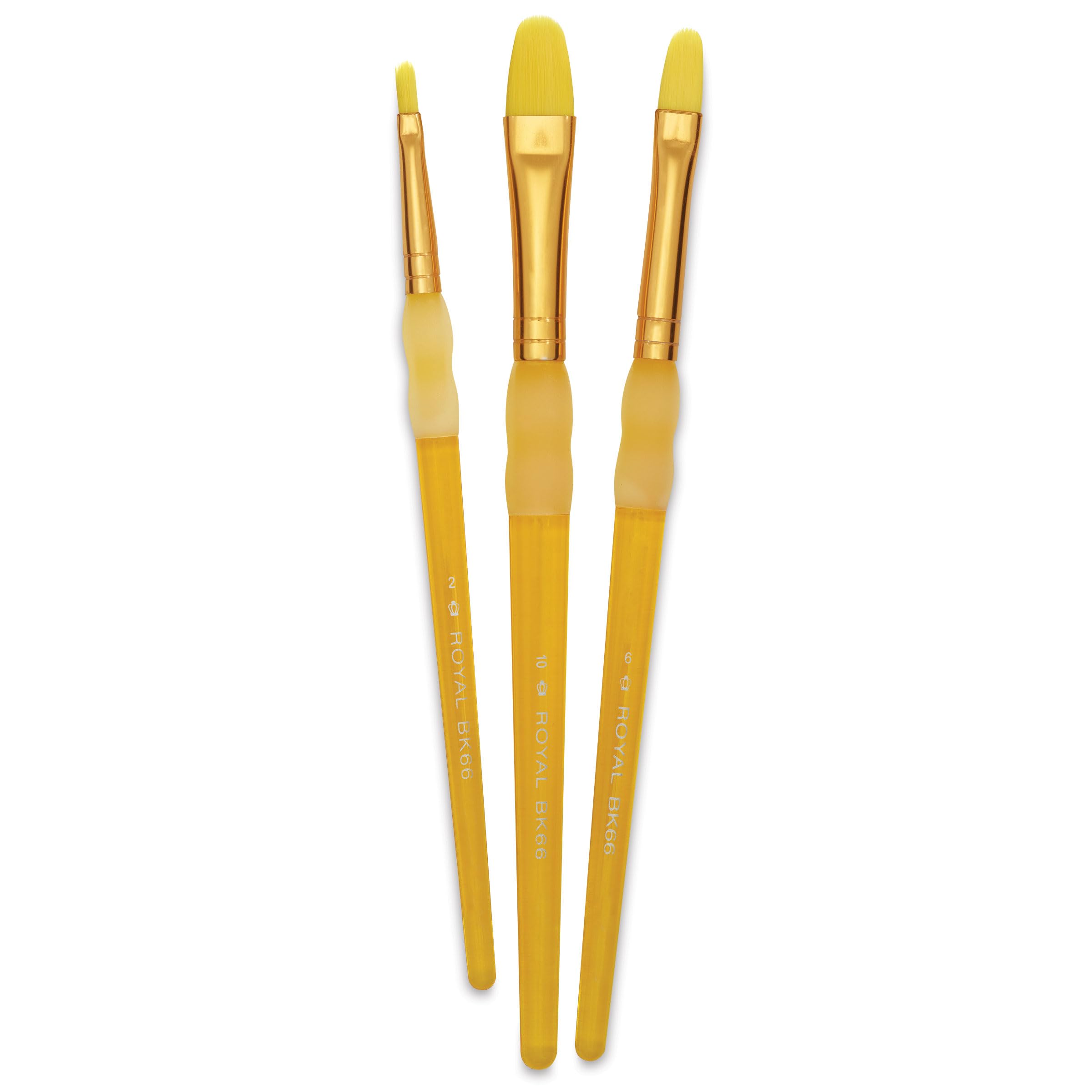 Royal and Langnickel Big Kid's Choice Value Pack Brushes - 3 Sizes Filbert Shape