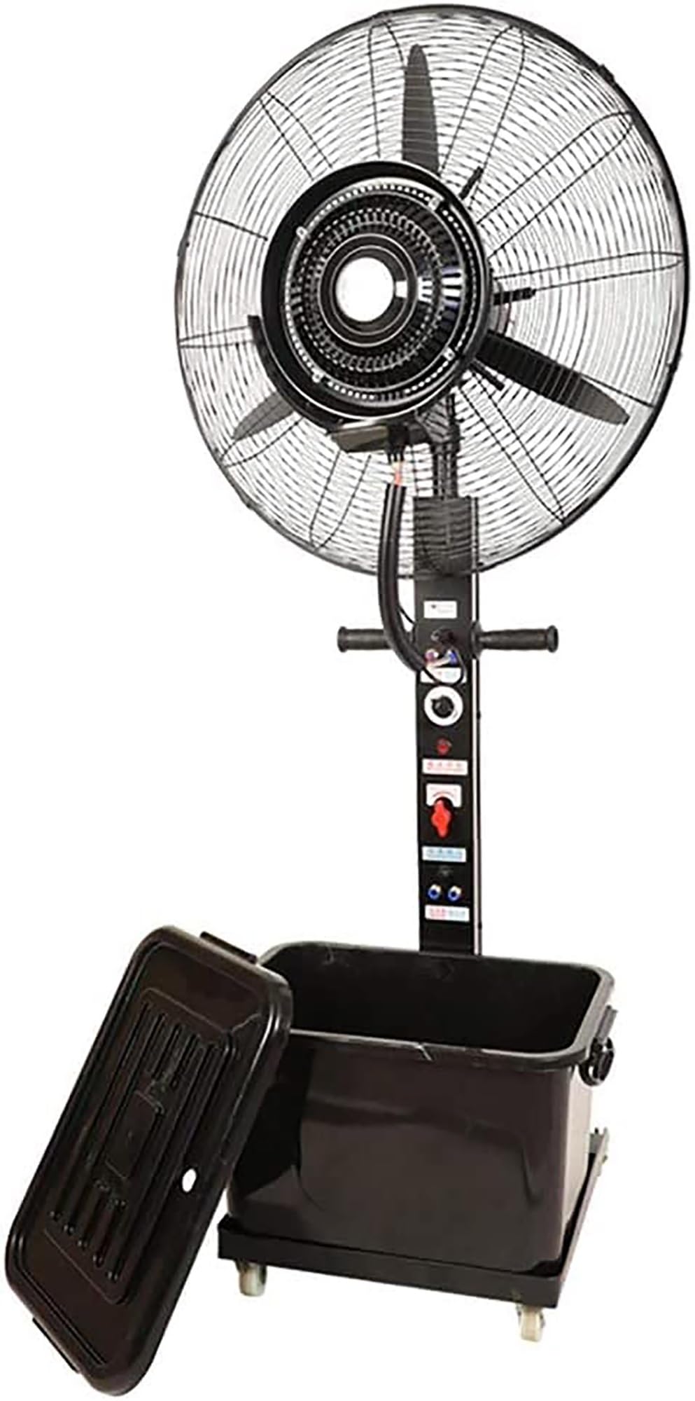 JKJZSALJ Misting Oscillating Fan With 3 Cooling Speeds For Quick Cooling,Pedestal Standing Fan For Outdoor Patio Garden Greenhouse,3 Size,55Cm,55cm