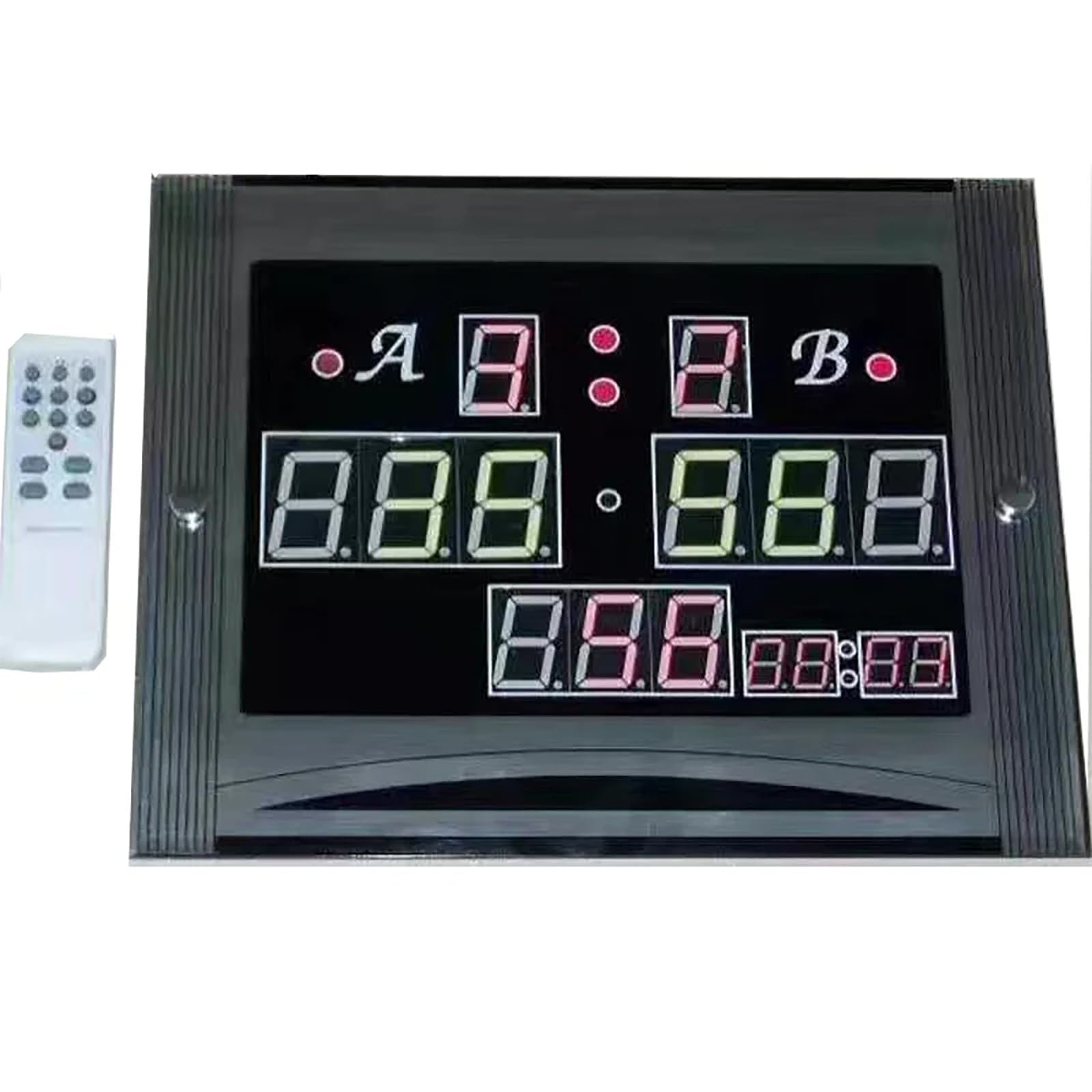 Tableau de score numérique LED Snooker – Contrôle à distance de table de billard de billard, score de 0 à 199, compteur électronique de bureau pour billard et jeux de billard