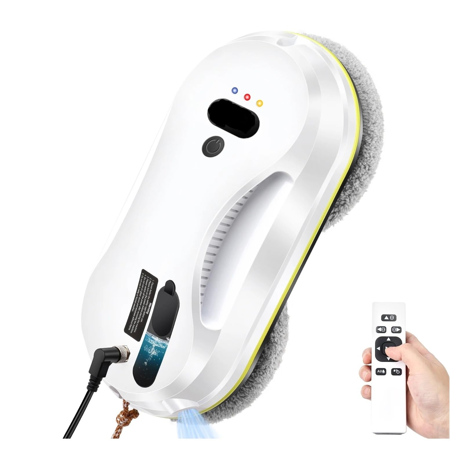 Hghadpltm One Color Intelligent Household Window Cleaning Robot Automatic Water Spray Vacuum Cleaner With Remote Control For Smooth Surfaces