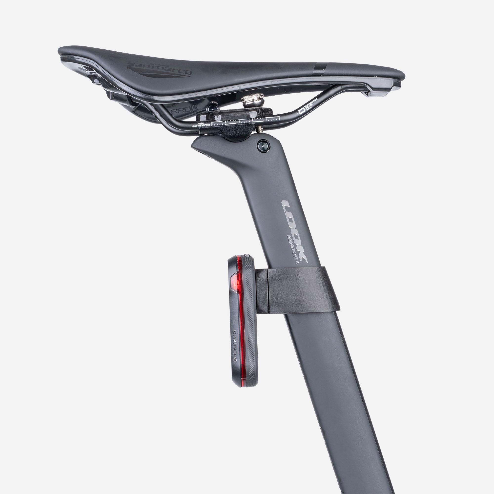 Supporto radar per Look 795 Blade RS Gen 2 - Compatibile con Garmin Varia 515, supporto per stelo di sella con morsetto di serraggio su misura