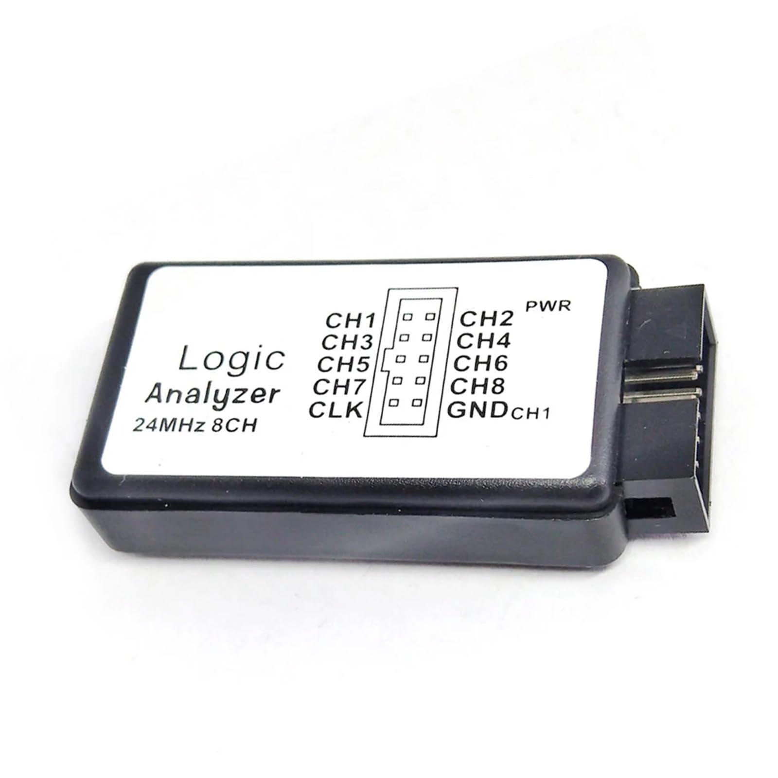 Analizador lógico USB de 1 pieza, 24 M, 8 canales, herramienta de depuración ARM FPGA, 8 canales que se pueden recopilar al mismo tiempo for analizar señales.