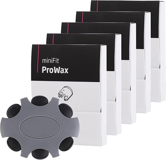 Genuine Hearing Aid Wax Guards for Oticon Prowax Minifit(5 Packs/30 Pcs) & Phonak Hearing Aid Filters, Cerustop Wax Guards Phonak(1.2mm)(4 Packs/32 Pcs)