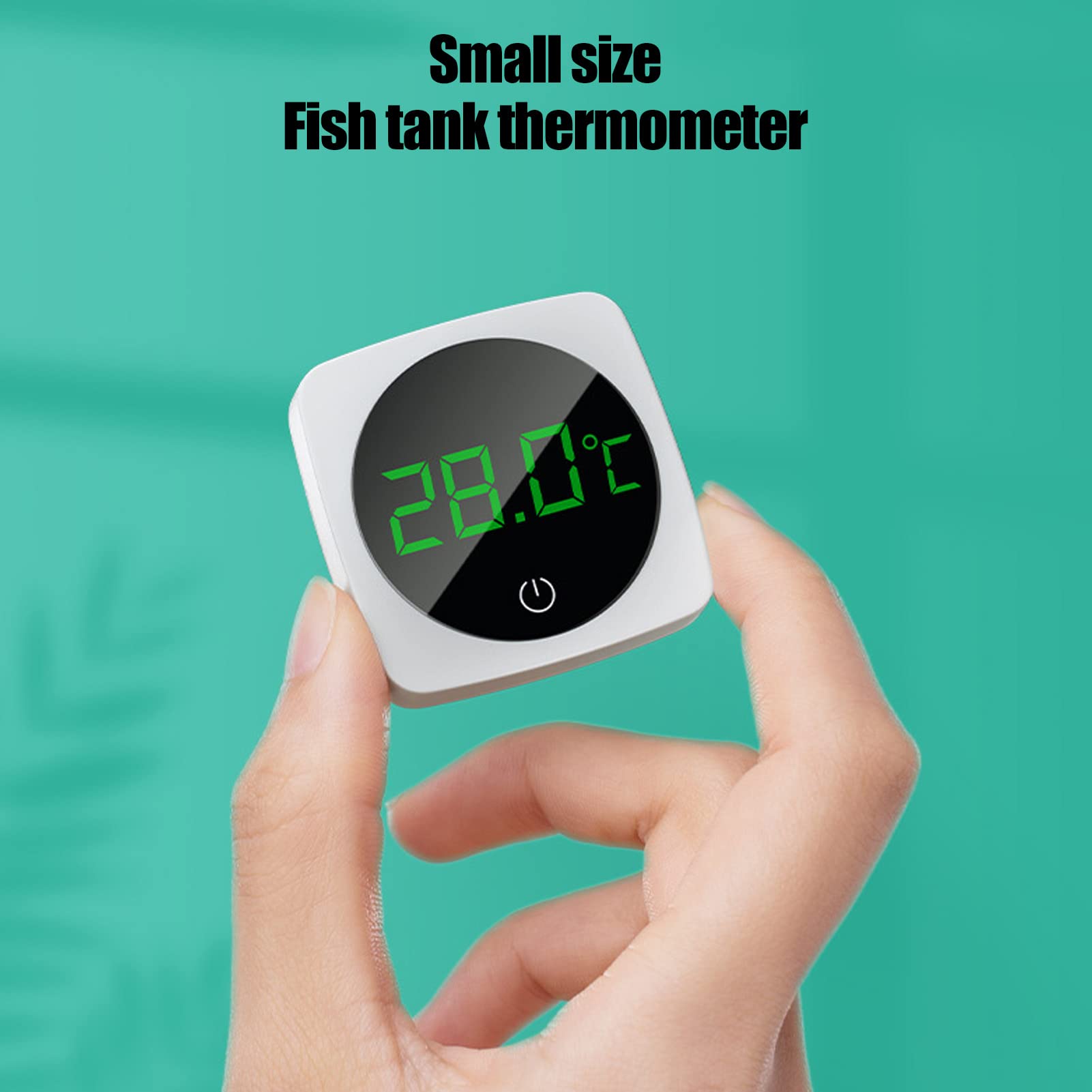 Termometro Digitale LED Per Acquario - Sensore Temperatura Ad Alta Precisione 0.1°C, Touch - Foto 10