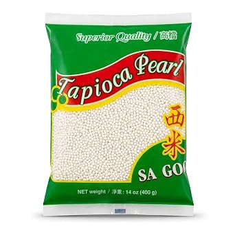Tapioca Pearls, Tapioca Balls, White Tapioca Pearls For Boba Tea, 14 oz Small-S