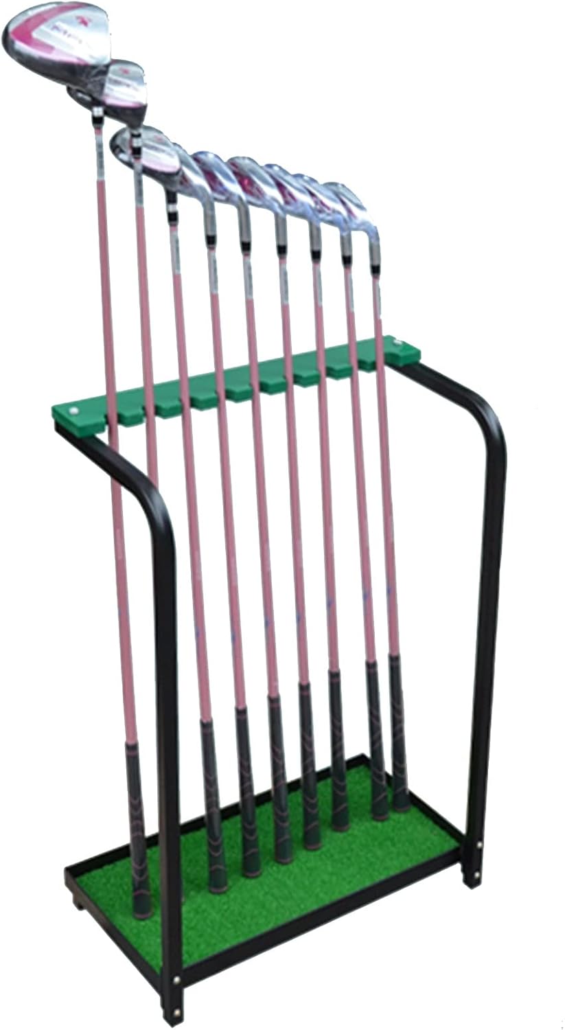 Freestanding Golf Club Display Stand Rack For Outside/Inside, Steel Golf Putter Rack For Family Club Placement, Golf Clubs Shelf Organizer Equipment Storage (Size : Hold 9 Golf Clubs) ( Hold 13 Golf