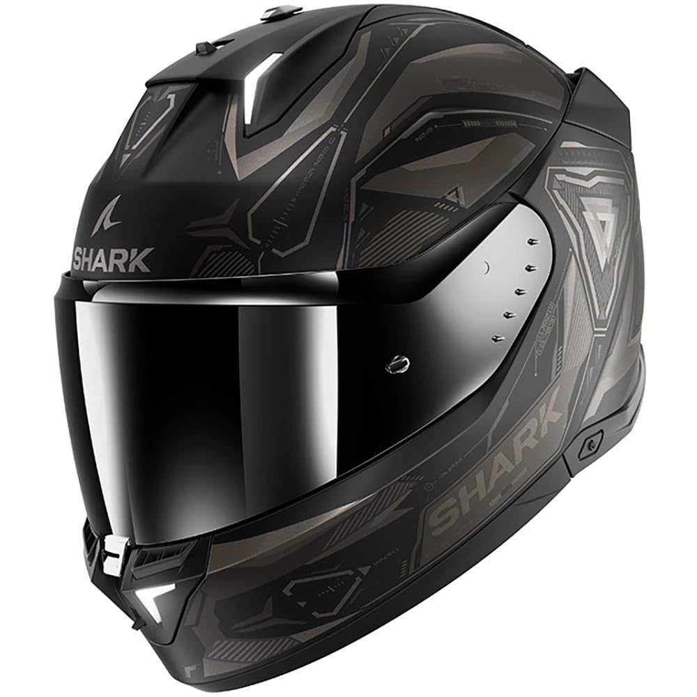 Shark, Casque Moto intégral SKWAL i3 LINIK Noir / Gris, XS