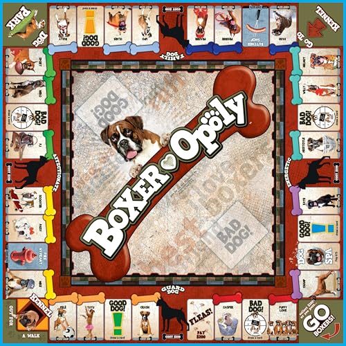Late for The Sky Boxer-Opoly juego de mesa miniatura 4