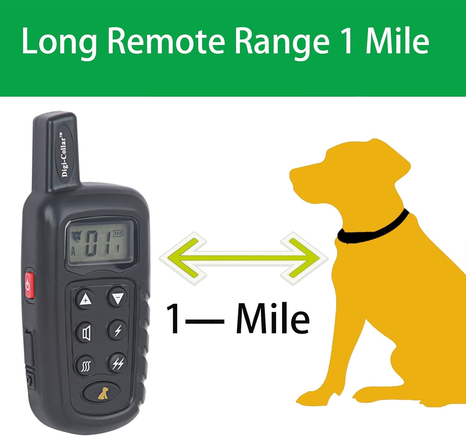 Hunting Dog Training Collar - Exclusive Hawk Sound Beeper & LED Beacon, Dual E-Collars with Training & Tracking,1 Mile Long Range, Waterproof & Rechargeable, Locating/Tone/Vibration/Shock