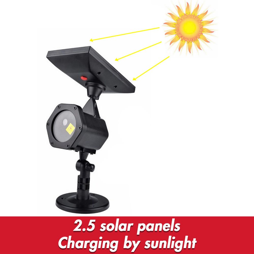 Laser Projector Solar Light Outdoor LED 