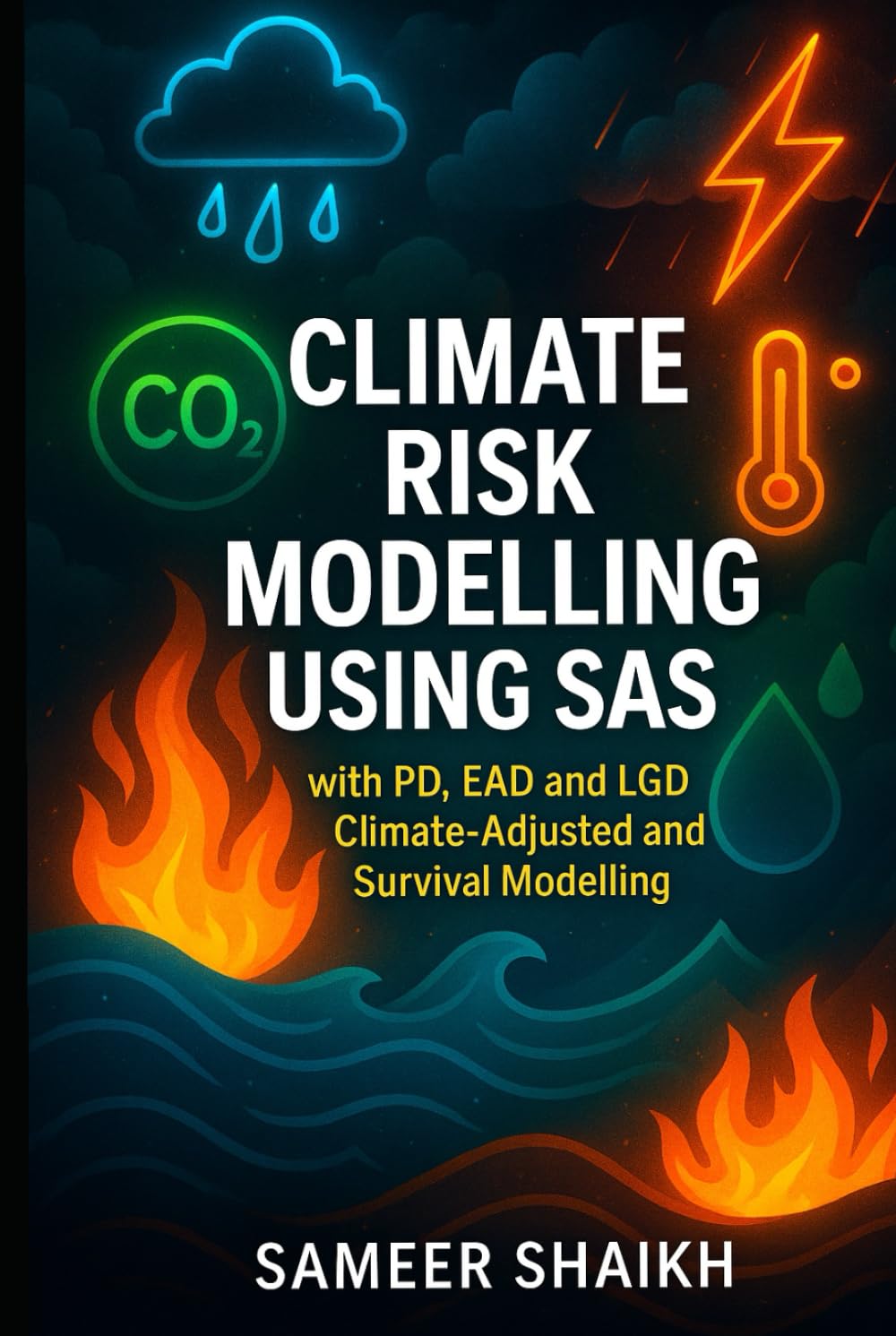 Climate Risk Modelling using SAS: with Climate adjusted PD, LGD, EAD and Survival Analysis