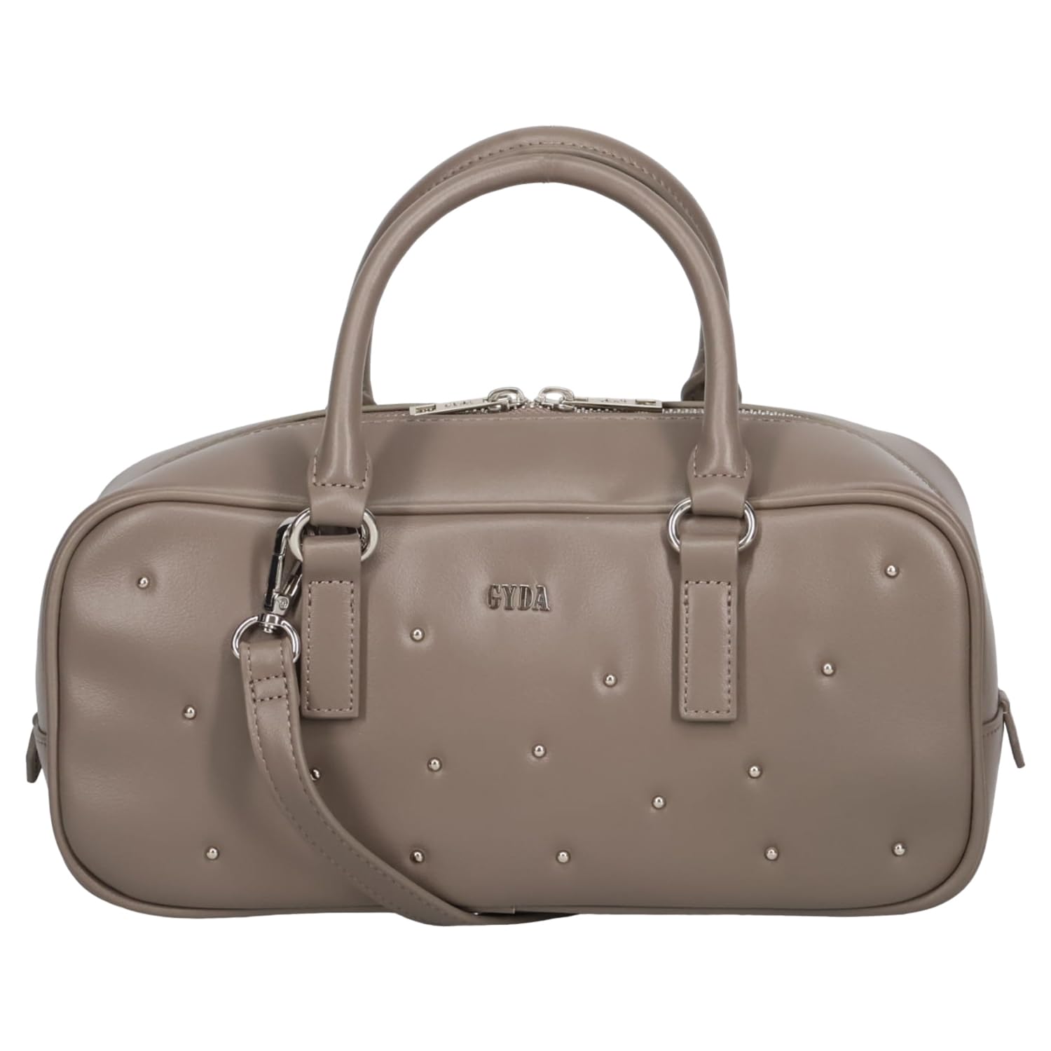 Amazon | [ジェイダ] 2WAY横長ボストンバッグ ショルダーバッグ GY 