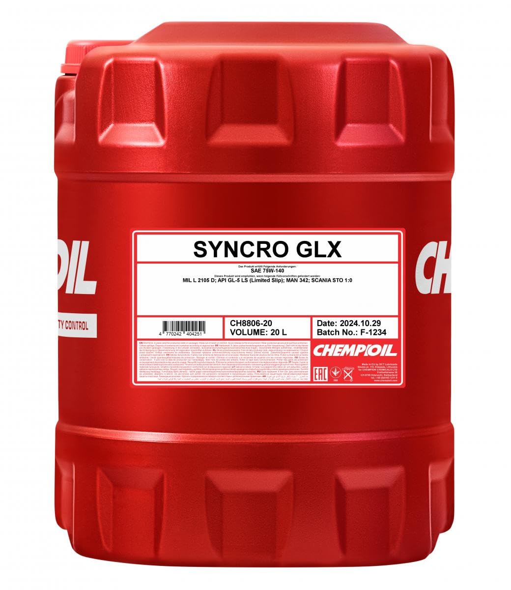 8806 Syncro GLX 75W-140 GL-5 20 L