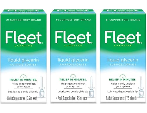 Best Fleet Liquid Glycerin Suppositories for Effective Constipation Relief