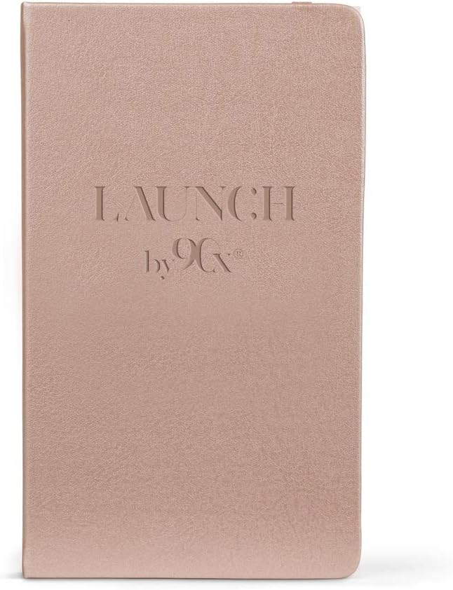 90 Day Undated Launch Planner - BEST system for launching your online business! (Rose Gold)