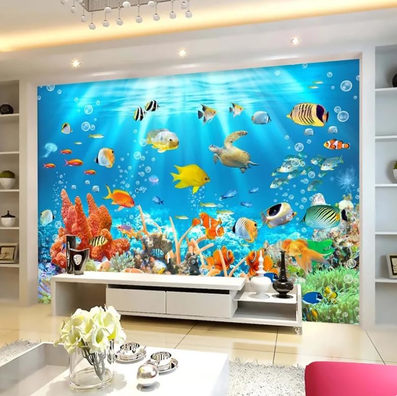 Papier peint vue sur la mer 3D créez une ambiance plage chez vous