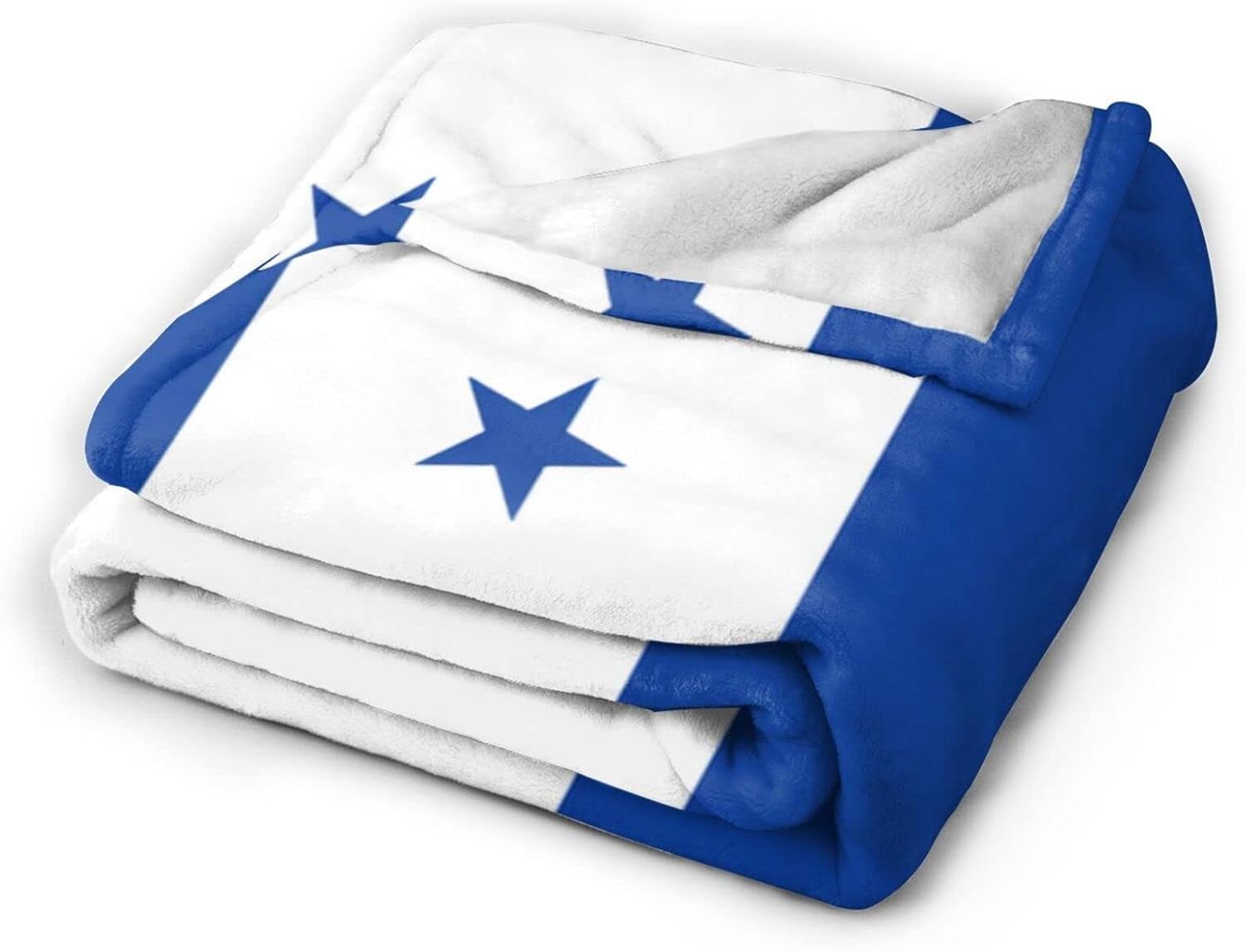 Honduras Flag Blanket Throw Flannel Blanket Super Soft Microfiber Lightweight Blanket, Winter Bedding Comforters Cozy Bed Blanket for Couch Sofa Bedroom Home Decor 60"x50"