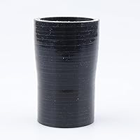 Vista 40 de AC PERFORMANCE ID 4" a 3.75" (4.016 in a 3.740 in) Reductor recto, longitud 4" (100mm), 4 capas reforzadas, manguera universal de silicona pura Negro