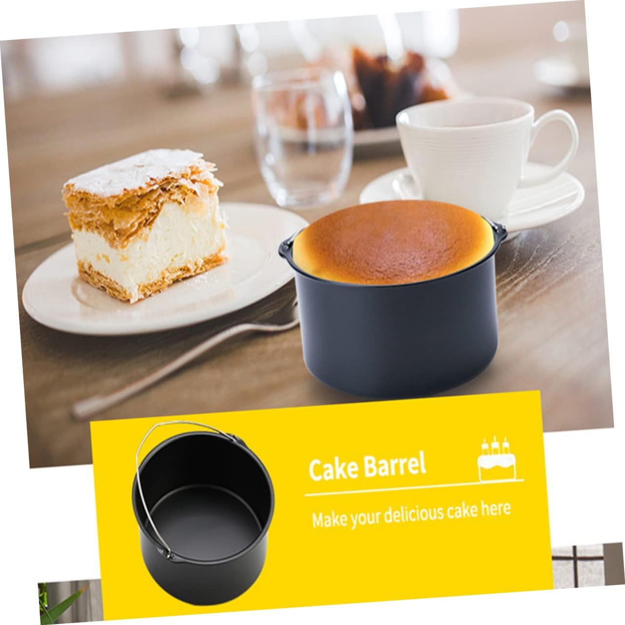 6pcs Air Fryer Baking Dish Pan Set Cooking Accessories for Pies Cakes and Roasting Versatile Kitchen Tools for Induction and Conventional Ovens