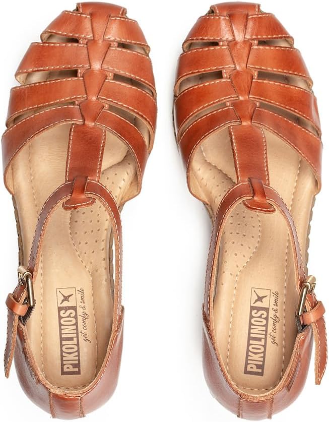 PIKOLINOS Heeled Sandals Leather Canarias for Woman