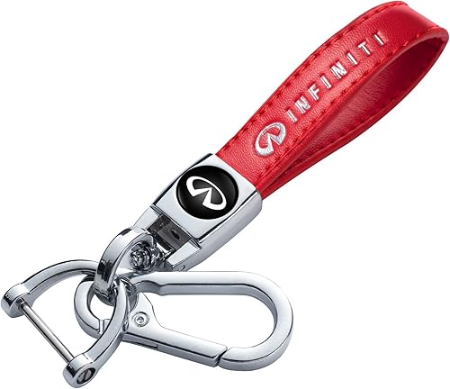 BUGAK Compatible con llaveros Infinity, llavero de coche para Infiniti QX50 Q50 Q70 Q70L Q60 QX30 QX60 QX80 cordón regalo de negocios regalo de