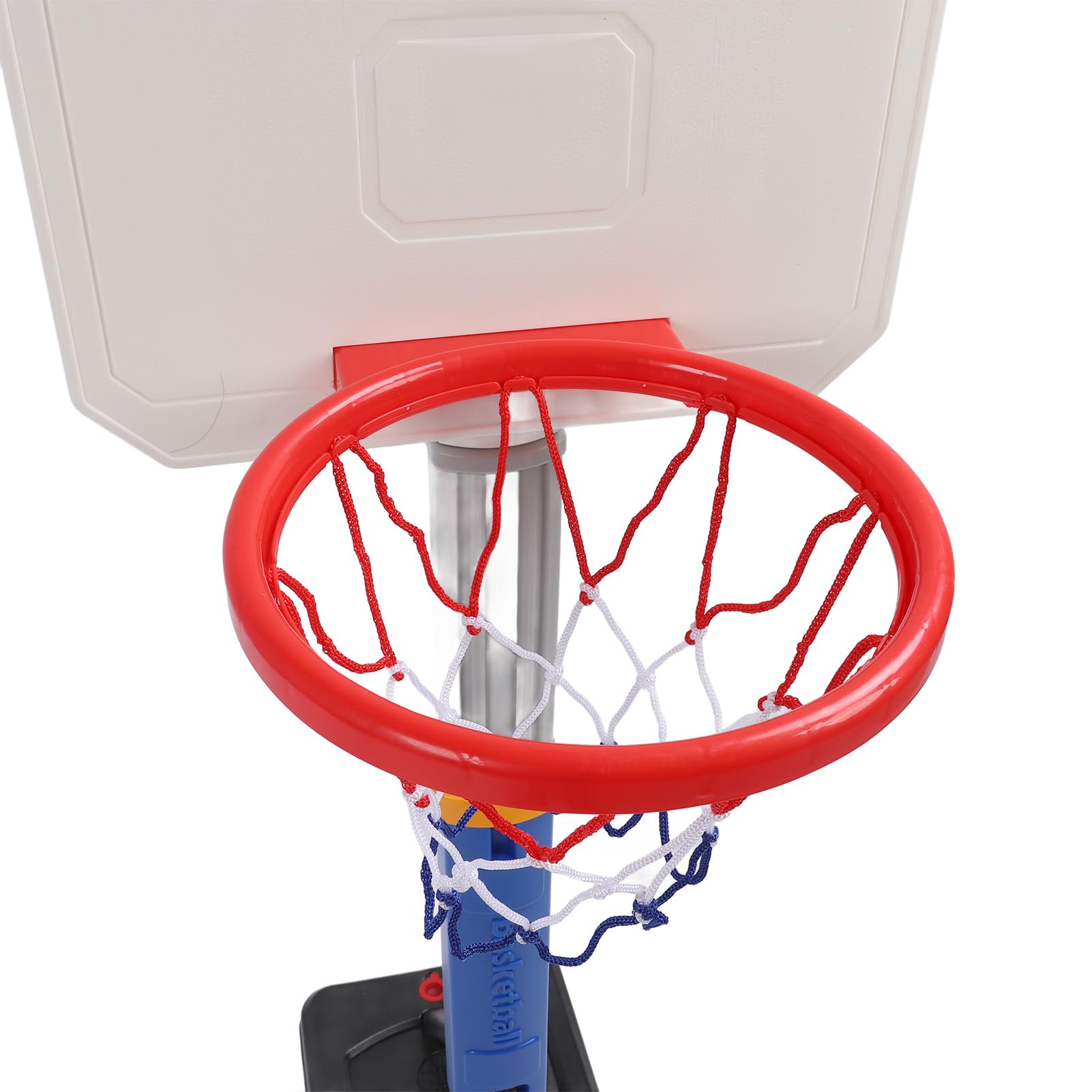 Pool-Basketball-Schleife, wasserdichte Schwimmbad-Basketball-Schleife Zum Zusammenbauen und Spielen, Tragbar für Familienunterhaltung